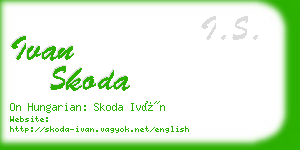 ivan skoda business card